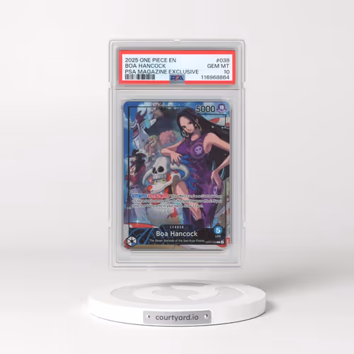 2025 One Piece Promos #038 Boa Hancock - PSA Magazine Exclusive (PSA 10 GEM MINT)