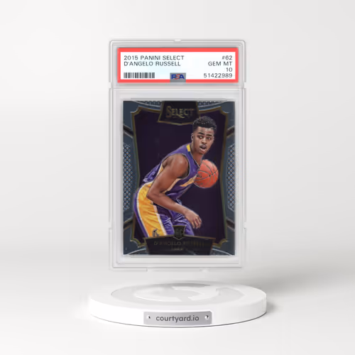 2015 Panini Select #62 D'Angelo Russell (PSA 10 GEM MINT)