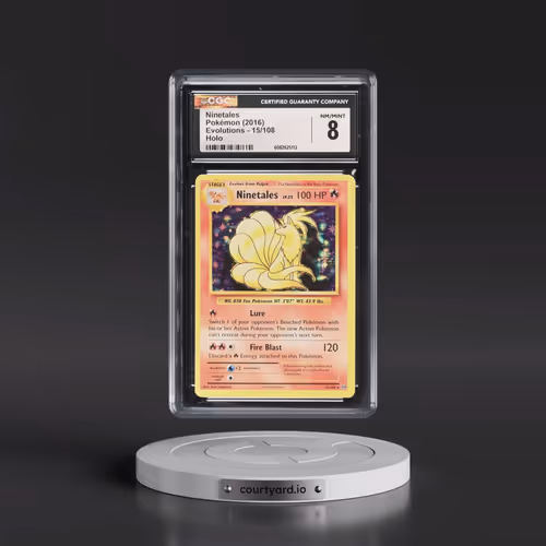 2016 Evolutions #15/108 Ninetales - Holo (CGC 8 NM-MT)
