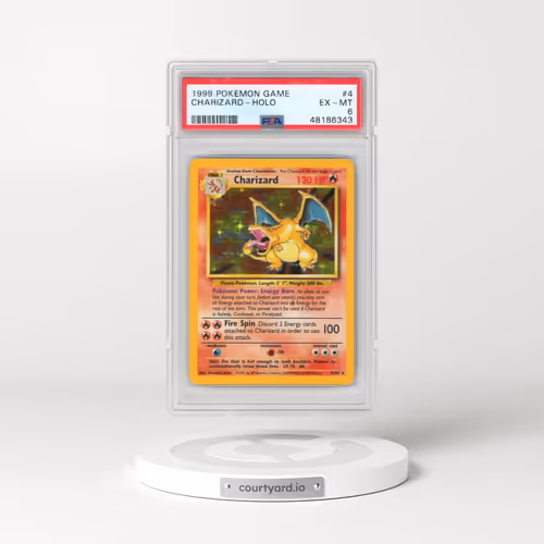 1999 Pokémon Game #4 Charizard - Holo (PSA 6 EX-MT)