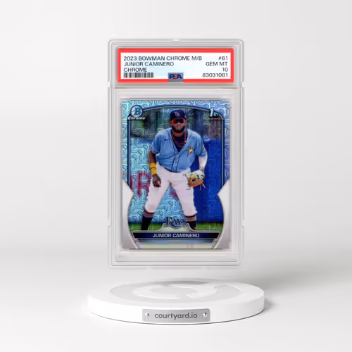 2023 Bowman Mega Box Chrome #61 Junior Caminero (PSA 10 GEM MINT)