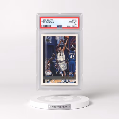 1997 Topps #115 Tim Duncan (PSA 10 GEM MINT)