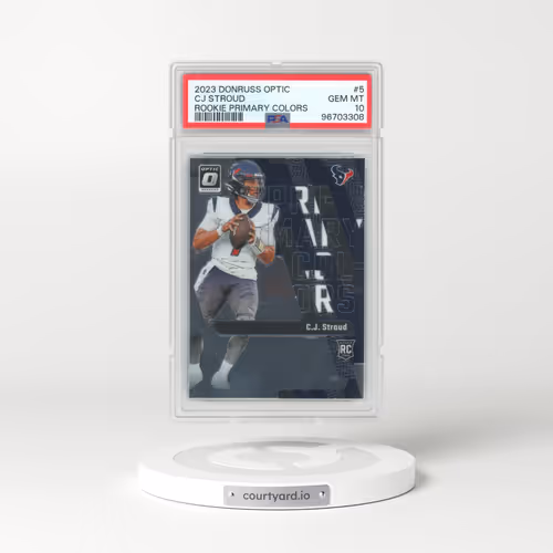 2023 Panini Donruss Optic Rookie Primary Colors #5 CJ Stroud (PSA 10 GEM MINT)