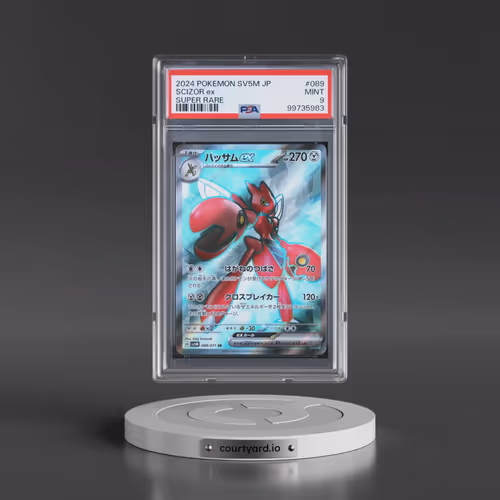 2024 Pokémon Sv5m-Cyber Judge #089 Scizor EX - Holo Super Rare (PSA 9 MINT)
