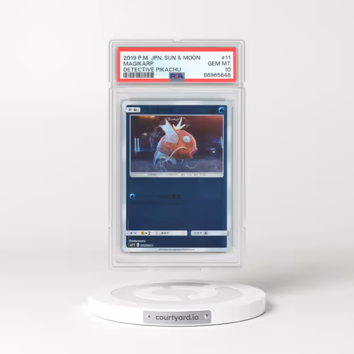 2019 Japanese Detective Pikachu #11 Magikarp (PSA 10 GEM MINT)