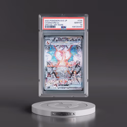 2023 Pokémon SV3-Ruler of the Black Flame #134 Charizard EX - Holo Special Art Rare (PSA 10 GEM MINT