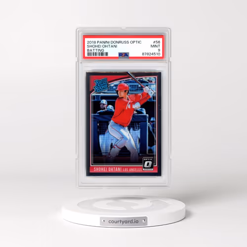 2018 Panini Donruss Optic #56 Shohei Ohtani - Batting (PSA 9 MINT)