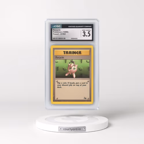 1999 Fossil #61/62 Recycle (CGC 3.5 VG+)