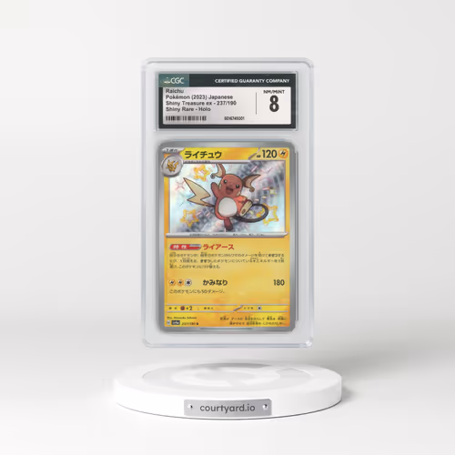 2023 Shiny Treasure ex #237/190 Raichu (CGC 8 NM-MT)