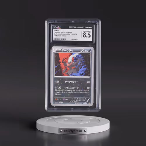 2016 Mythical & Legendary Dream Shine Collection #023/036 Darkrai - 1st Edition Holo (CGC 8.5 NM-MT+