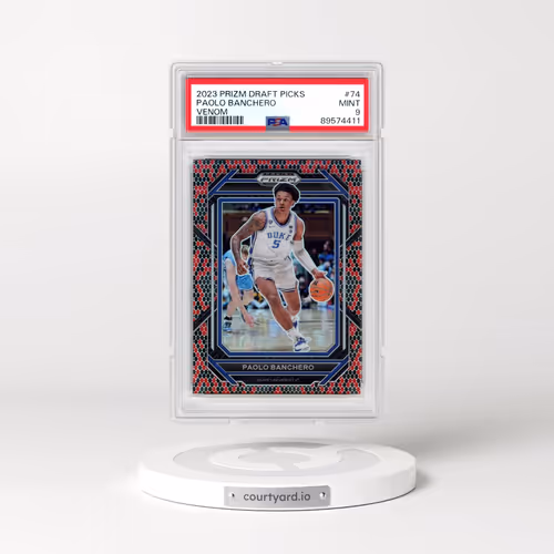 2023 Panini Prizm Draft Picks #74 Paolo Banchero - Venom Prizm (PSA 9 MINT)