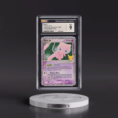 2021 Celebrations - Classic Collection #88/92 Mew ex - EX Legend Maker Holo (CGC 9 MINT)