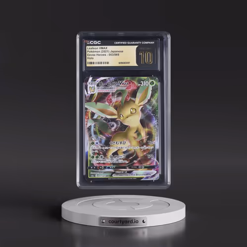 2021 Eevee Heroes #003/069 Leafeon VMAX - Holo (CGC 10 PRISTINE)