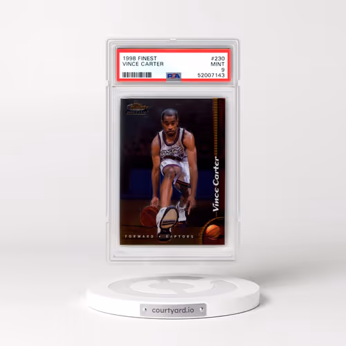 1998 Finest #230 Vince Carter (PSA 9 MINT)