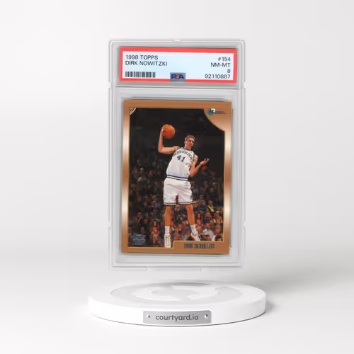1998 Topps #154 Dirk Nowitzki (PSA 8 NM-MT)