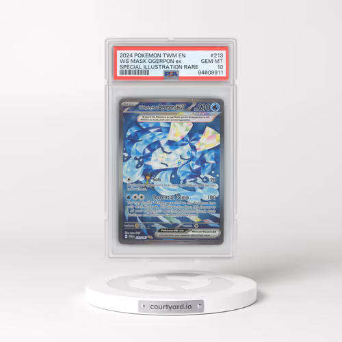 2024 Pokémon Twm EN-Twilight Masquerade #213 Wellspring Mask Ogerpon EX - Holo Special Illustration Rare (PSA 10 GEM MINT)