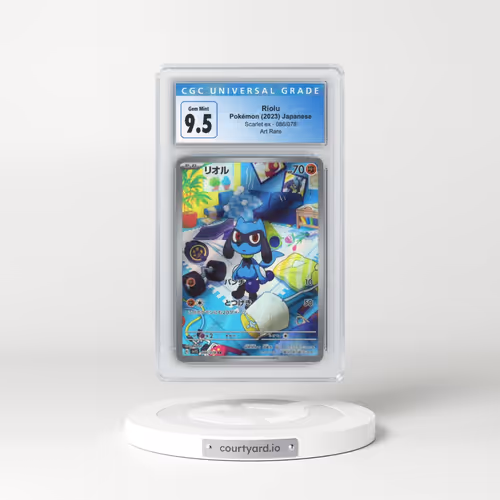 2023 Scarlet ex #086/078 Riolu - Art Rare (CGC 10 GEM MINT)