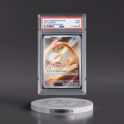 2023 Pokémon Pal EN-Paldea Evolved #224 Orthworm - Illustration Rare (PSA 9 MINT)