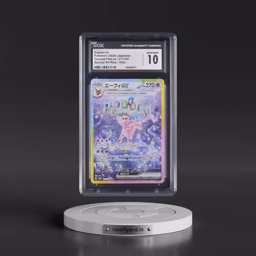 2024 High Class Pack: Terastal Fest ex - sv8a #211/187 Espeon ex - Special Art Rare Holo (CGC 10 GEM