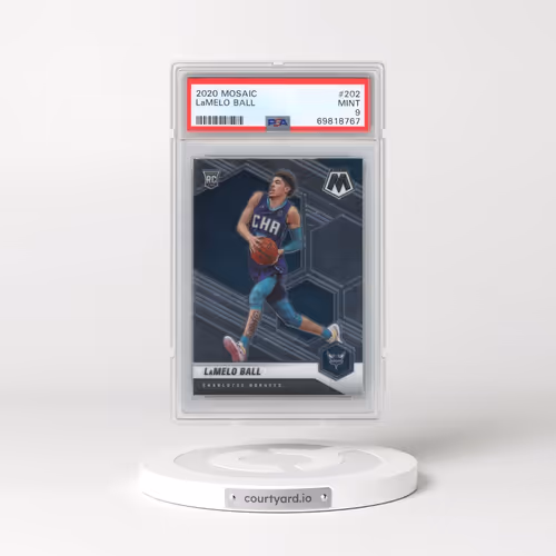 2020 Panini Mosaic #202 LaMelo Ball (PSA 9 MINT)
