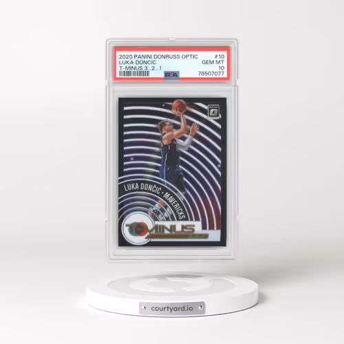 2020 Panini Donruss Optic T-Minus 3...2...1 #10 Luka Doncic (PSA 10 GEM MINT)