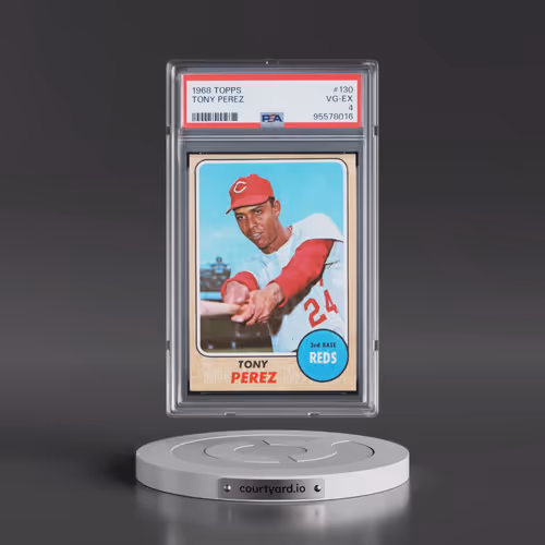 1968 Topps #130 Tony Perez (PSA 4 VG-EX)