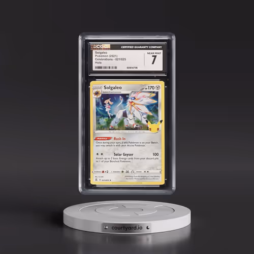 2021 Celebrations #021/025 Solgaleo - Holo (CGC 7 NM)
