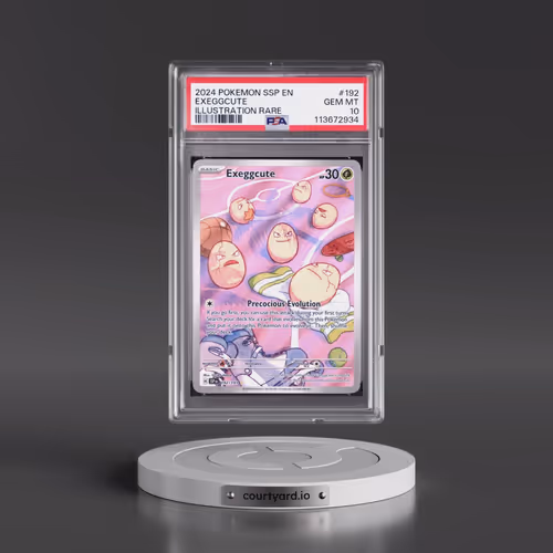 2024 Pokémon Ssp EN-Surging Sparks #192 Exeggcute - Illustration Rare (PSA 10 GEM MINT)
