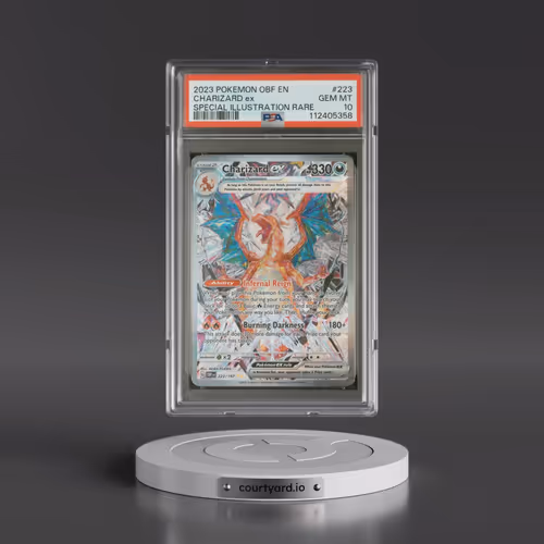 2023 Pokémon Obf EN-Obsidian Flames #223 Charizard EX - Holo Special Illustration Rare (PSA 10 GEM M