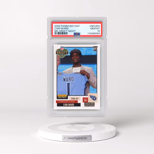 2025 Panini Instant NFL Draft Night #NFLDN1 Cam Ward (PSA 10 GEM MINT)