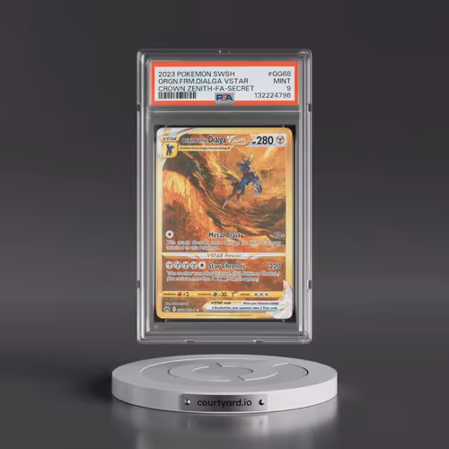 2023 Pokémon Sword and Shield Crown Zenith #GG68 Origin Forme Dialga Vstar - Full Art Secret (PSA 9