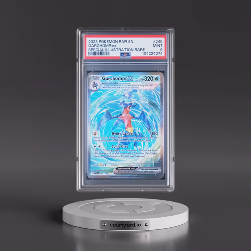 2023 Pokémon Par EN-Paradox Rift #245 Garchomp EX - Holo Special Illustration Rare (PSA 9 MINT)