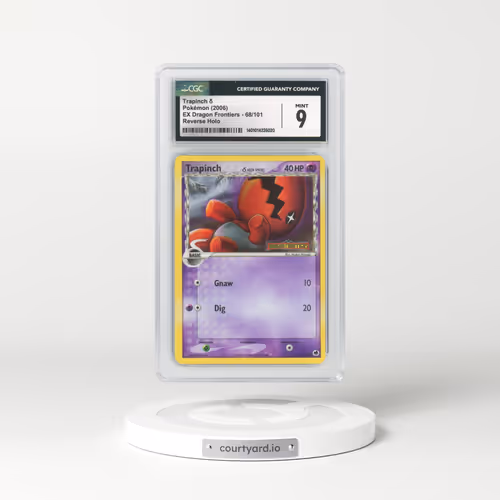 2006 EX Dragon Frontiers #68 Trapinch - Holo (CGC 9 MINT)
