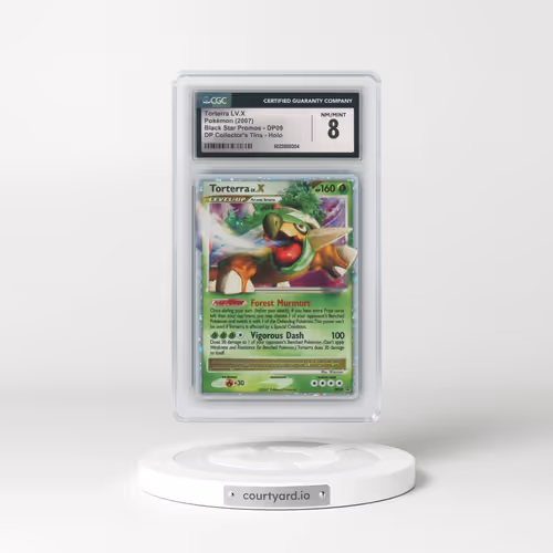 2007 Black Star Promos - Diamond & Pearl #DP09 Torterra LV.X - Diamond & Pearl Collector's Tin (