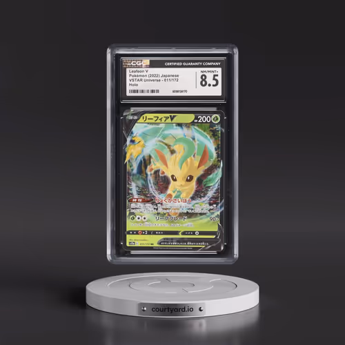 2022 VSTAR Universe #011/172 Leafeon V - Holo (CGC 8.5 NM-MT+)