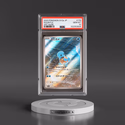 2023 Pokémon Sv2a-Pokemon 151 #170 Squirtle - Art Rare (PSA 10 GEM MINT)