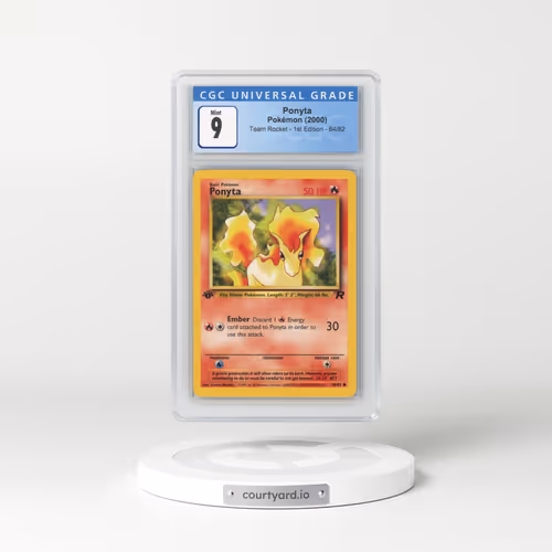 2000 Team Rocket #64/82 Ponyta - 1st Edition 1st Edition (CGC 9 MINT)