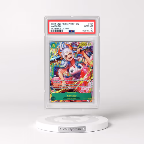 2024 One Piece Premium Booster -One Piece Card the Best #121 Yamato - Alternate Art (PSA 10 GEM MINT