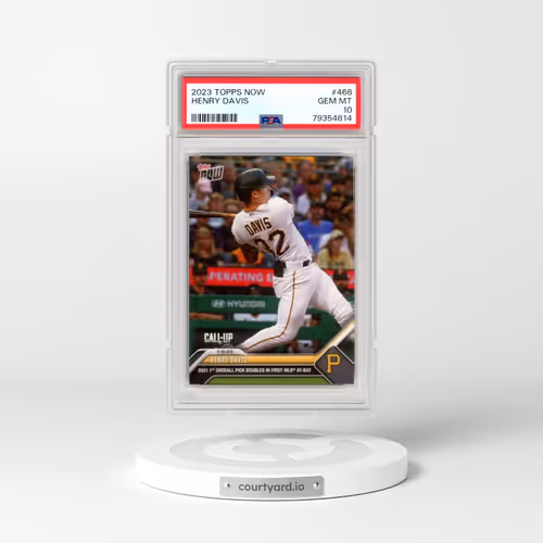 2023 Topps Now #468 Henry Davis (PSA 10 GEM MINT)