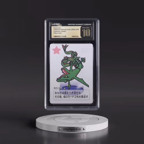 2025 Pokémon Taruka (2025) Rayquaza - Effect Card (Text at Bottom) (CGC 10 PRISTINE)