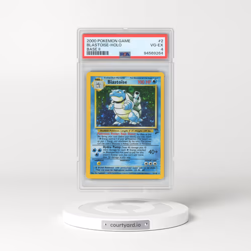 2000 Pokémon Game Base II #2 Blastoise - Holo (PSA 4 VG-EX)
