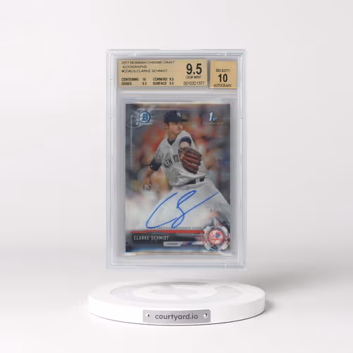 2017 Bowman Draft Chrome Draft Picks Autographs #CDACS Clarke Schmidt (BGS 9.5 GEM MINT)