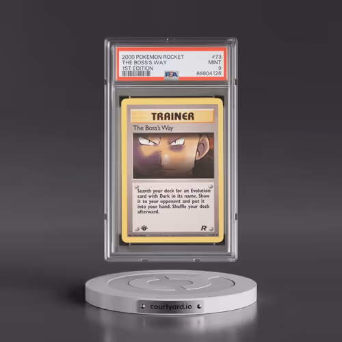2000 Pokémon Rocket #73 The Boss's Way - 1st Edition (PSA 9 MINT)