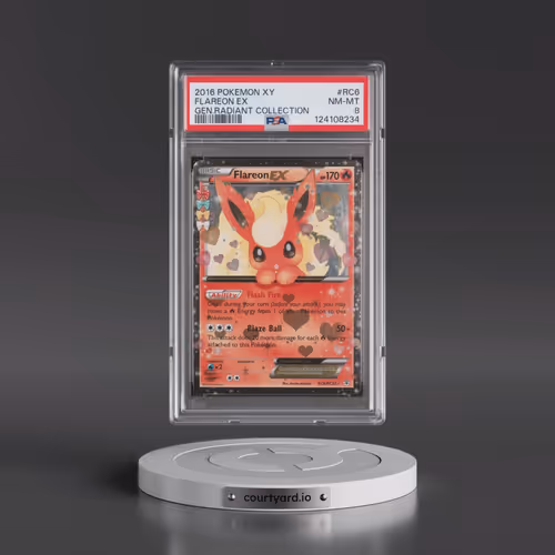 2016 Pokémon XY Generations Radiant Collection #RC6 Flareon EX - Holo (PSA 8 NM-MT)