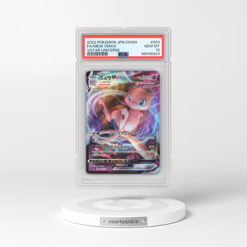 2022 Pokémon Sword & Shield Vstar Universe #054 Mew Vmax - Full Art (PSA 10 GEM MINT)
