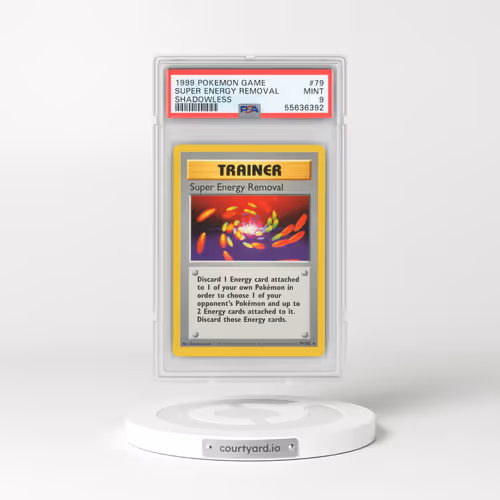 1999 Base Set #79 Super Energy Removal - Shadowless (PSA 9 MINT)
