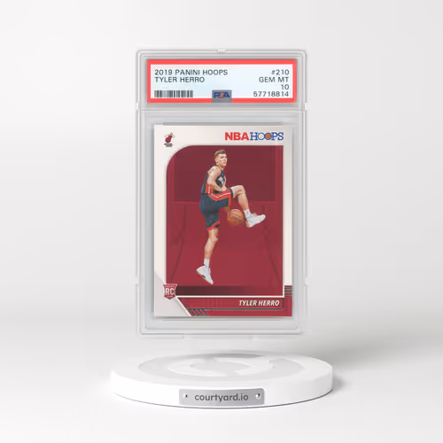 2019 Panini Hoops #210 Tyler Herro (PSA 10 GEM MINT)