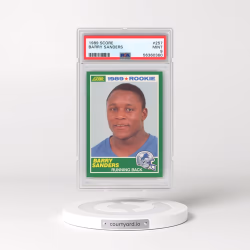 1989 Score #257 Barry Sanders (PSA 9 MINT)