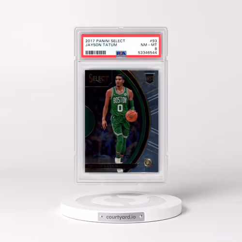 2017 Panini Select #93 Jayson Tatum (PSA 8 NM-MT)