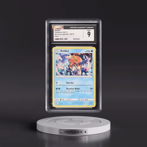 2017 Shining Legends #26/73 Keldeo - Holo (CGC 9 MINT)